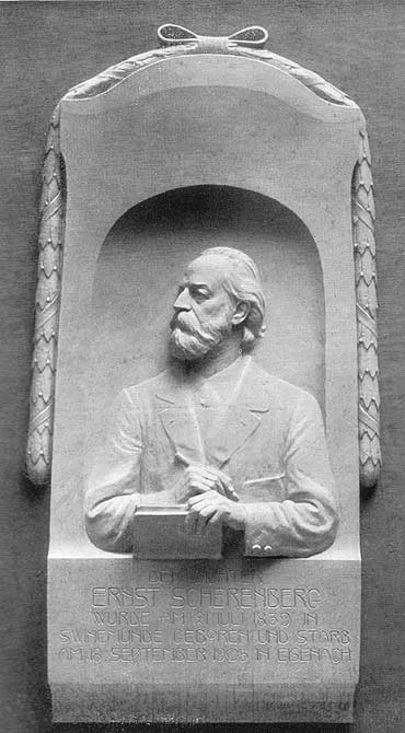 Pomnik poety i przedsibiorcy Ernesta Scherenberga
