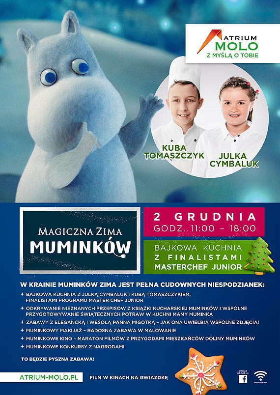 Atrium Molo - Bajkowa Kuchnia Muminkw z gwiazdami MasterChef Junior 
