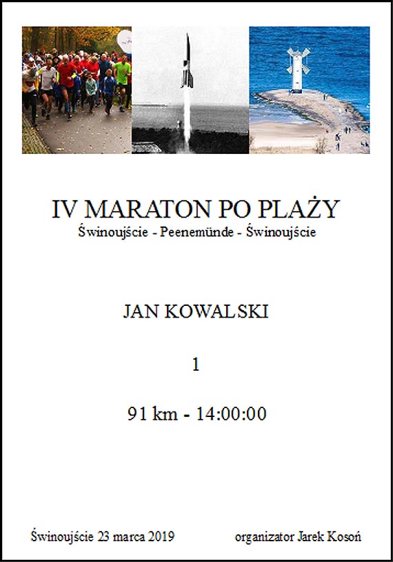 23 marca 2019 roku odbdzie si IV Maraton po Play