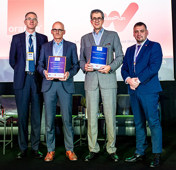 Orange Polska i LeasePlan Fleet Management z tytuem Digital Finance Award