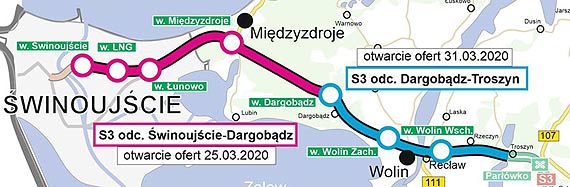 Oferty wykonawcw na realizacj S3 na odcinku Dargobdz - Troszyn otwarte