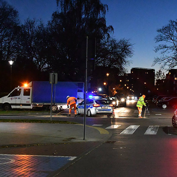 Wypadek na ulicy Wojska Polskiego. Poszkodowana zostaa jedna osoba