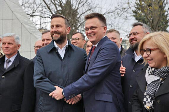 Polska 2050 Szymona Hoowni i PSL ogaszaj wsplny start w wyborach parlamentarnych