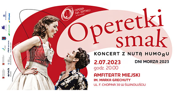 Smak operetki - koncert peen humoru w ramach Dni Morza 2023