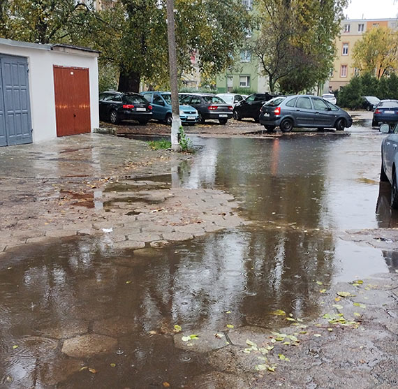 Grupa Morska interweniuje w sprawie wody opadowej przy ul. Kościuszki!